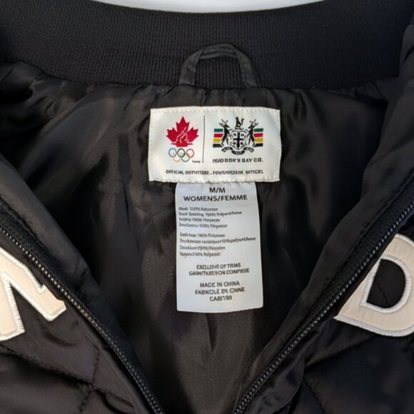 RARE! Hudson Bay 2010 Vancouver Olympic PODIUM Jacket Womens (M) - Picture 10 of 12
